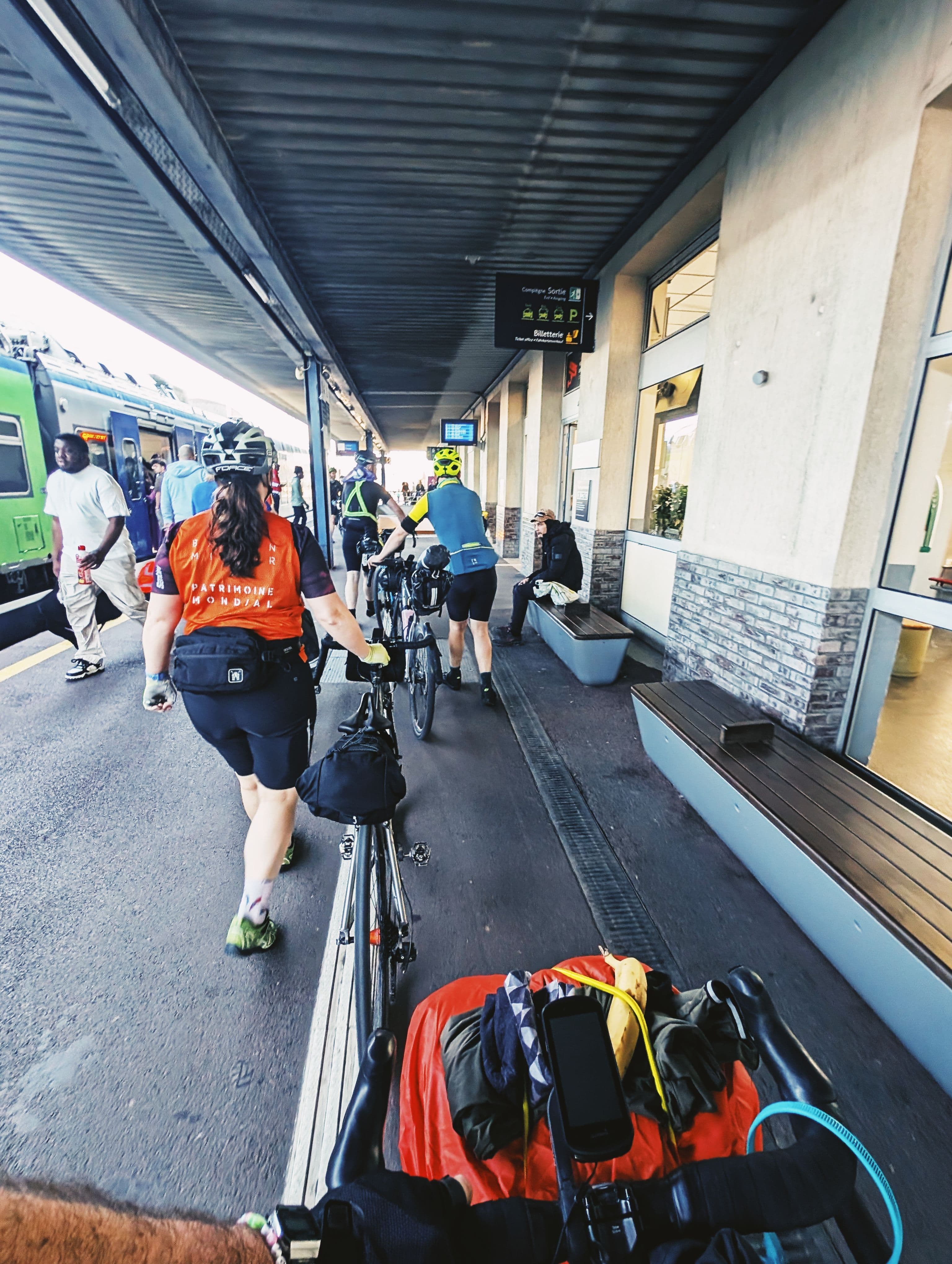 Le problème quand on voyage en TER avec son vélo